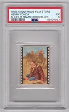 PSA 5 HENRY FONDA in FORT APACHE 1948 Anonymous Card (2nd Highest Ever Graded) picture