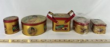 Set of 5 Vintage 1992 Anheuser Busch Budweiser Collector Tins New picture