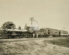Houston & Texas Central Railroad No. 72 in 1887 5 x 7 Photo picture