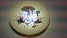 Rare  Antique French Sarreguemines Pottery Plate