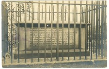 Wrexham Wales Elihu Yale's Grave St Giles Church RPPC Real Photo Postcard c1908 picture