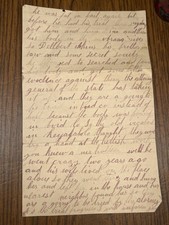 1893 Letter Describing Lynching of Barrett Scott – Holt County Nebraska Case picture