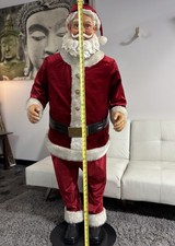 Vintage Animated Singing Dancing Christmas Santa 5 ft - Needs Work, Untested picture