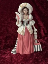 VTG. Avon 1994 Beautiful Mrs. Albee President's Club Award Porcelain Figurine. picture