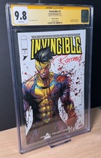 Invincible #1 CGC SS 9.8 Ryan Ottley Signed Tyler Kirkham Whatnot Top Pop picture