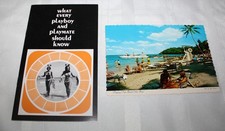 Vintage 1970's Jamaica Playboy Club Beach Postcard/Hotel Brochure Booklet picture
