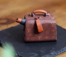 150cc chinese Yixing Handmade Zisha teapot Purple clay BagBag Hu Gongfu Tea Pot picture