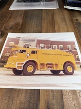 Vintage Ward LaFrance Factory Delivery Photo Massport Airport Crash Truck Fire picture