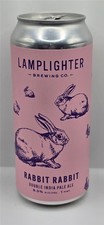 Craft Beer Can Lamplighter Brewing Company Rabbit Rabbit Double India Pale Ale picture