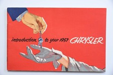 1957 Chrysler Introduction Booklet Manual Original picture