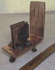 Huge Brass Copper Knife Switch Contact Vintage Science Lab Old Apparatus picture