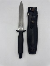 Vintage GERBER COMMAND II MK 2 FIGHTING KNIFE Sheath Belt Boot Leg 02737S picture