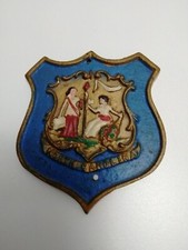 Vintage North Carolina State Metal Plaque Travel Souvenir Wall Decor NC picture
