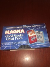 Vintage 1980’s MAGNA Cigarettes Blank Video Tape Rare Promotional. picture