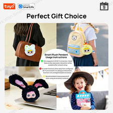 Smart AI Plush Robot Toy Interactive Voice Control LED Eyes Rechargeable Gift picture