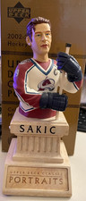2002-03 UPPER DECK HOCKEY CLASSIC PORTRAITS JOE SAKIC COLLECTIBLE MINI-BUST picture