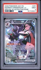 2026 POKEMON ASCENDED HEROES MARNIE'S GRIMMSNARL EX #287 SIR ENGLISH PSA 9 picture