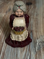 Vintage Mrs. Claus Figure 5” Unbranded picture