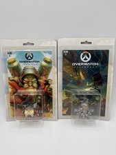 Lot of 2 Overwatch Comic Books w/Backpack Hangers (2018, Blizzard) picture