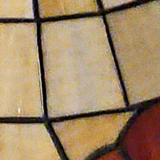 Tiffany Style Stained Glass Lamp Shade Beige/Black Geometric for Table Lamp picture