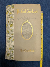 Vtg 1915s The Girl Graduate's Record Book  Scrapbook St. Margarets MN & others picture
