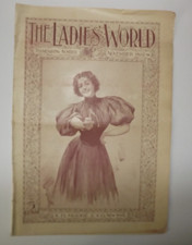 The Ladies World Thanksgiving Number November 1897 Newspaper S.H. Moore & Co. picture