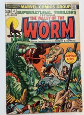 MARVEL COMICS  SUPERNATURAL THRILLERS THE VALLEY OF THE WORM. APR  #3 picture