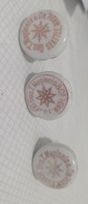 BeerBottleAntique Seattle,WASH  Geo.T.Maginnis&Co Porcelain StoppersBrewing.set3 picture