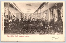 c1905 Montreal Hochelaga Convent Reception Hall Quebec Canada Postcard No 78 picture