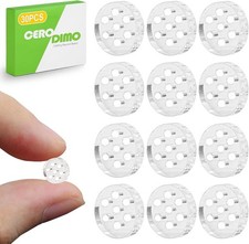 30-Pack 8Mm High-Borosilicate Glass Screens with 7 Honeycomb Holes for Pipes and picture