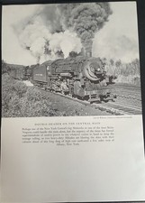 Book Clipping Photo New York Central Railway Mikado Locomotives Albany NY picture