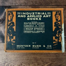 Vintage 1925 Industrial Applied Art Book No 7 & JW McNess Cook Book Ephemera Lot picture