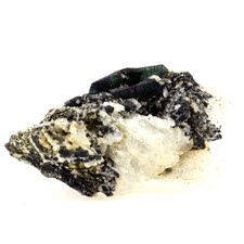 Stones and Minerals. Quartz + Vivianite. 1085.0 ct. Brazil. picture