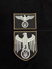 Ukrainian Eagle Trident Morale Patch Set 2 Embroidered Hook Back Military picture