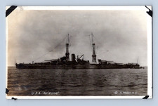 RPPC 1918. WWI USS ARIZONA POSTCARD A2 picture