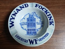 Rare vintage WYNAND FOCKINK LIQUEURS WF GENEVERS advertisng ashtray of 50's. picture