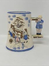 Arthur Wood Ding Dong Bell Nursery Rhyme Child Mug Figural Handle England 1940s picture