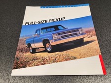 1986 Chevrolet Pickup Truck Sales Dealer Brochure Catalog Silverado Uncirculated picture