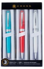 Cross Bailey Light 3-Piece Ballpoint Pen Set, Brand New In Box picture