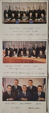 Vintage NASA Astronaut Groups 1-4 Official Lithographs Mercury Apollo Set of 3 picture