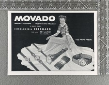 1937 Movado Chronoplan Movado Ermeto etc Original Italian Vintage Ad picture