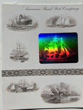 American Bank Note Company Booklet on Holograms - 1980's dated - Rare Issue picture