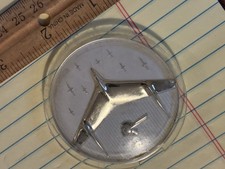 VINTAGE PONTIAC CHIEFTAN STAR CHIEF HORN BUTTON EMBLEM -CENTER EMBLEM ONLY 1950s picture