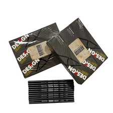 Vintage Sanford Design Ebony Pencils Smooth Jet Black Lines 12 Packs USA 144pcs picture