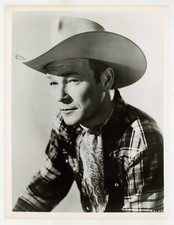 Roy Rogers 1950 Handsome Cowboy Portrait Original Photo TV Western Serial J10347 picture
