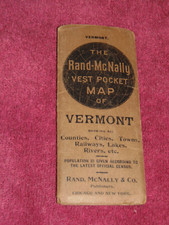 ORIGINAL 1904 RAND-McNALLY VEST POCKET 14