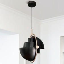 Modern Creative Black Wrought Iron Pendant Light,  Capable Of 4 Different Shapes picture