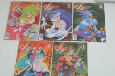 Viz Comics Night Warriors: Darkstalkers' Revenge Comic Book Lot Color Series 1-5 picture