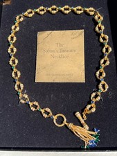Franklin Mint Shakira Caine The Sultan's Tresdure Swarovski G.P. Necklace(N10) picture