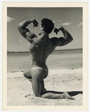 Bill Melby 1950 Bruce Of LA 5x4 Beefcake Rear View Ass Gay Physique Hunk Q8441 picture